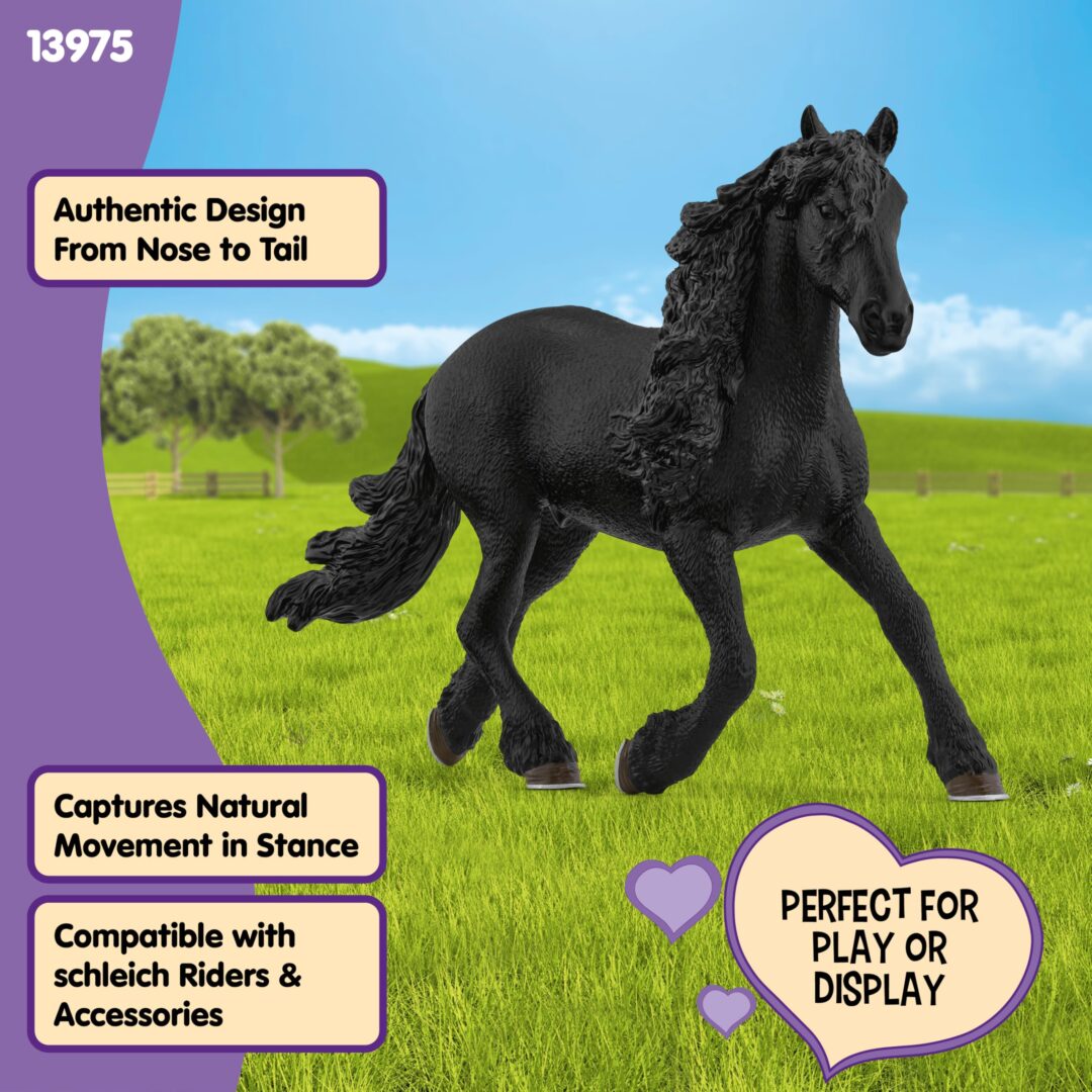 découvrez tout sur le frison : histoire, caractéristiques, élevage et conseils pour adopter ce magnifique cheval noir réputé pour sa beauté, sa prestance et son tempérament doux.