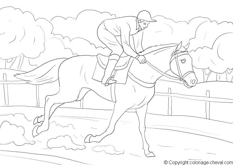 téléchargez et imprimez gratuitement des coloriages de chevaux pour enfants et adultes. des dessins variés et amusants à colorier sans limite !